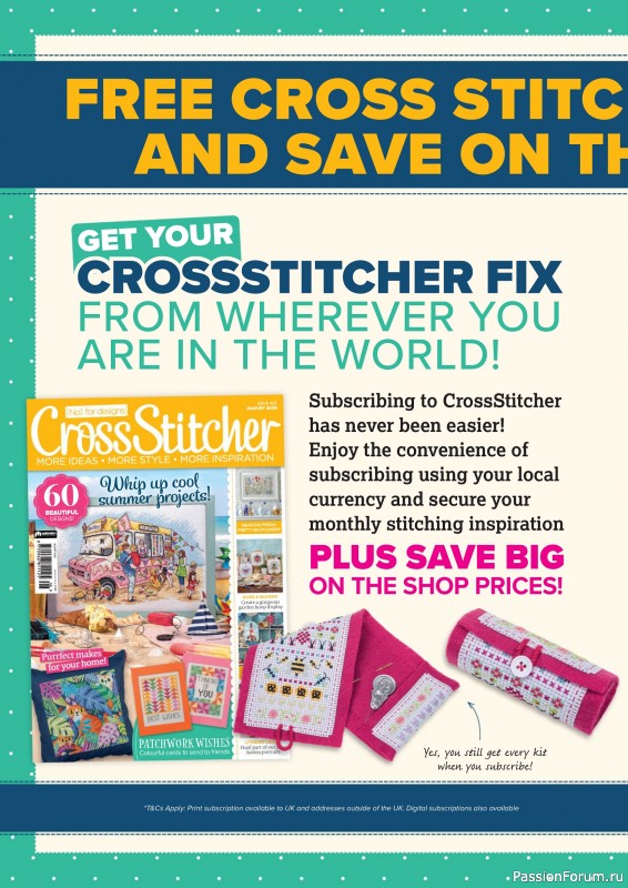 Коллекция вышивки в журнале «CrossStitcher №425 2025»