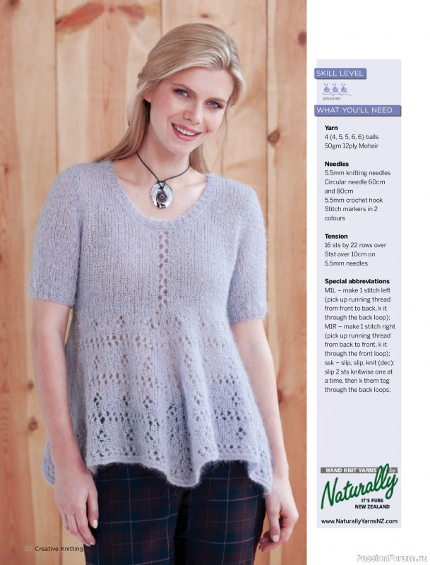 Вязаные модели спицами в журнале «Creative Knitting №89 2025»
