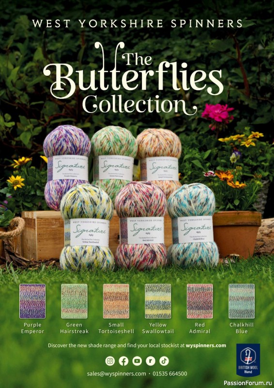Вязаные проекты спицами в журнале «The Knitter №216 2025»