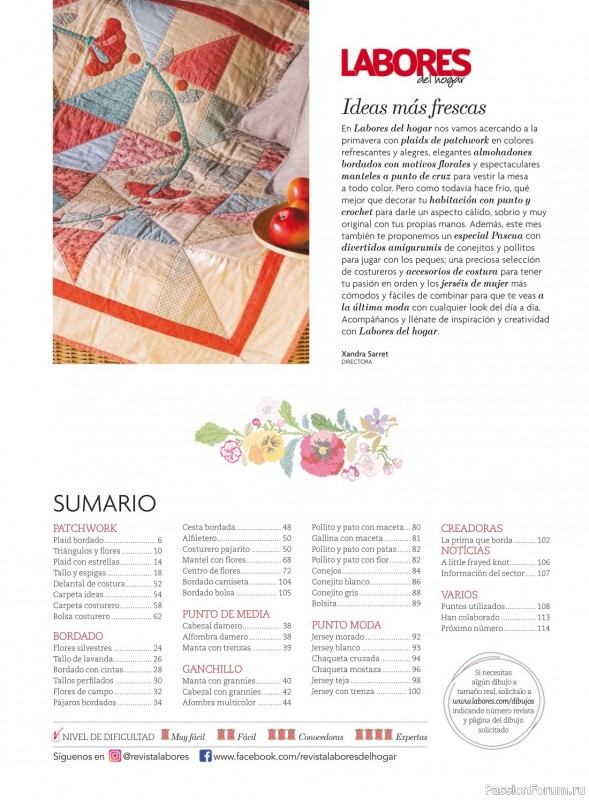 Коллекция проектов для рукодельниц в журнале «Labores del hogar №759 2023»