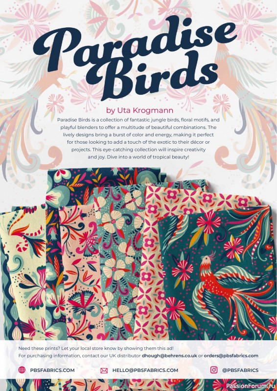 Коллекция проектов для рукодельниц в журнале «Love Patchwork & Quilting №145 2024»