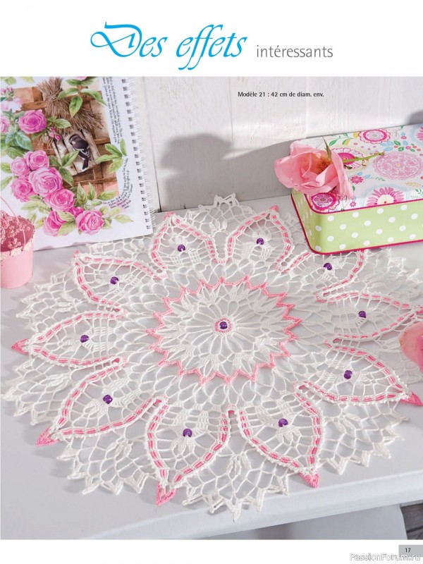 Вязаные проекты крючком в журнале «Le Monde du Crochet №32 2023»