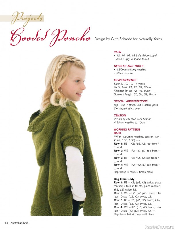 Вязаные модели спицами в журнале «Australian Knitting Vol. 17 №2 2025»