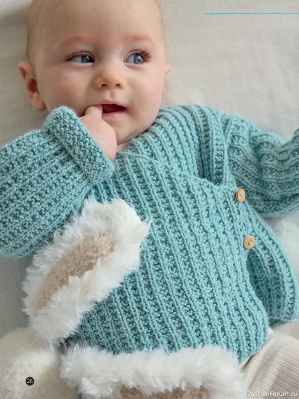 Вязаные модели для детей в журнале «Baby Maschenmode №66 2025»
