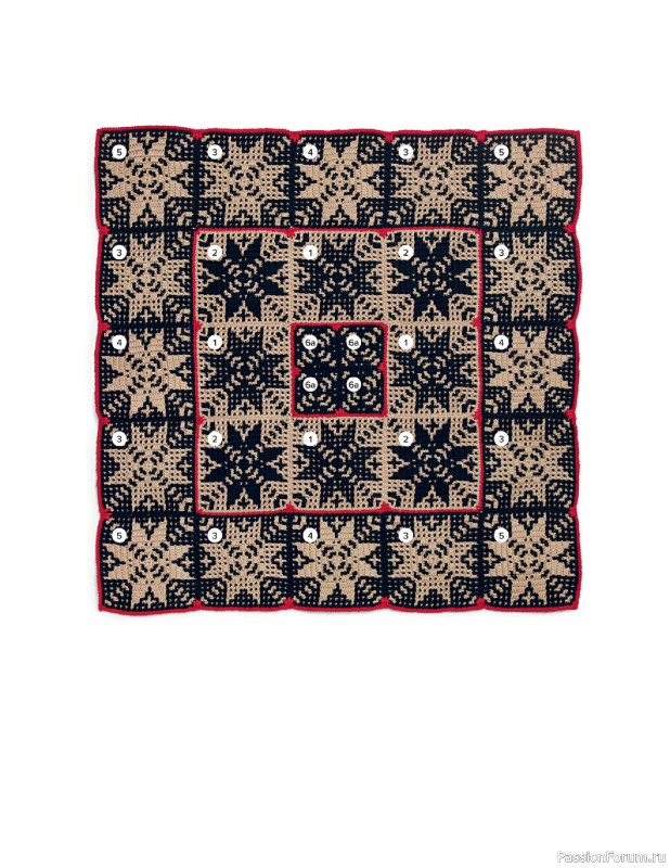 Вязаные проекты в книге «Crochet Squares». Продолжение