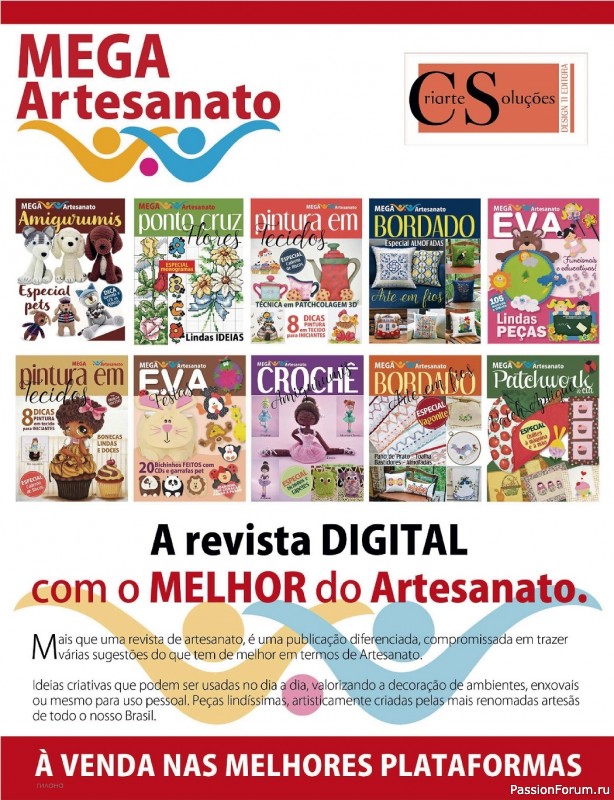Вязаные проекты в журнале «Ideias Criativas Artesanais – Marco 2023»