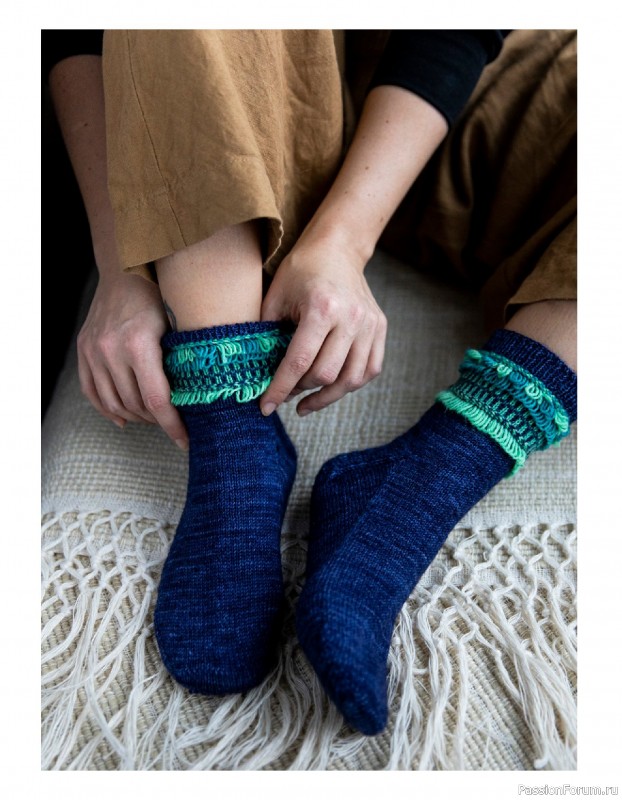 Вязаные проекты в книге «52 Weeks of Socks Vol. II». Продолжение