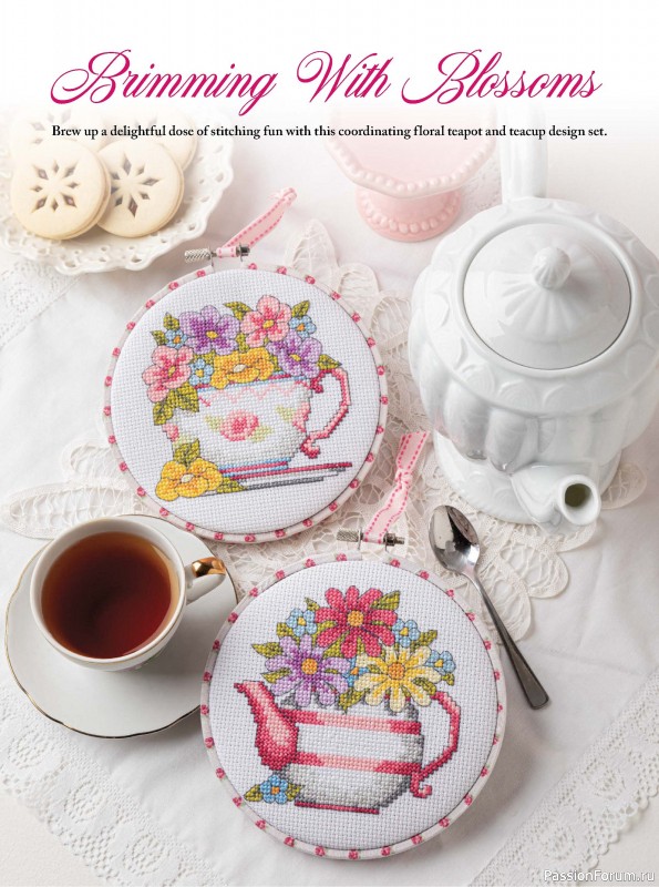 Коллекция вышивки в журнале «Just CrossStitch - Spring 2025»