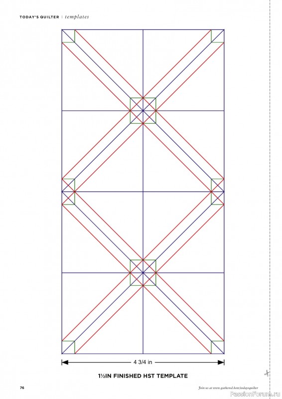 Коллекция проектов для рукодельниц в журнале «Todays Quilter №129 2025»