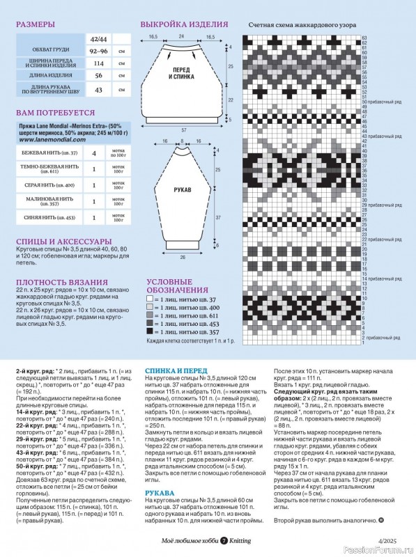 Вязаные модели в журнале «Knitting. Вязание №4 2025»
