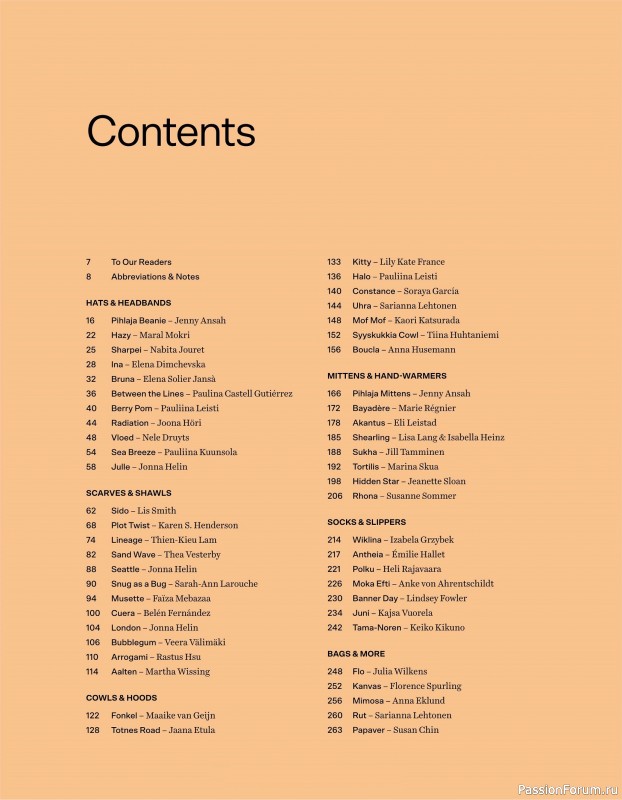Вязаные проекты в книге «52 Weeks of Accessories»