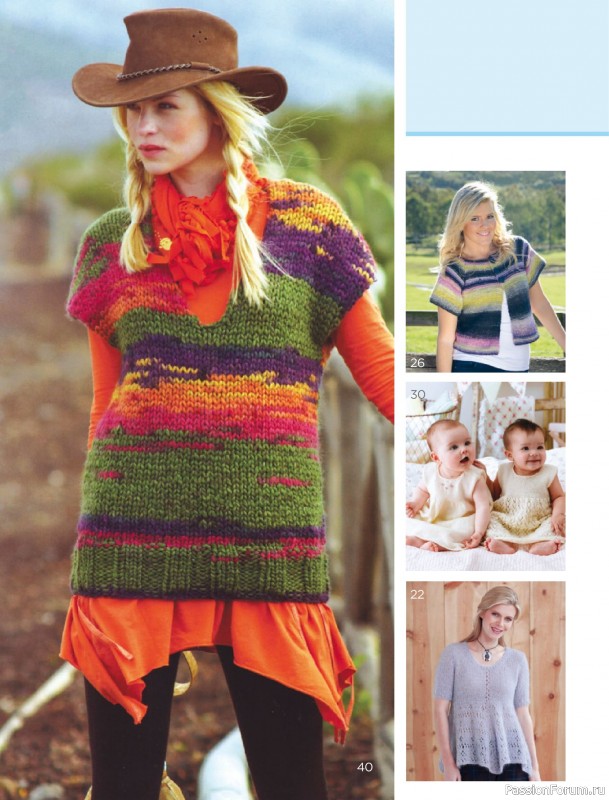 Вязаные модели спицами в журнале «Creative Knitting №89 2025»