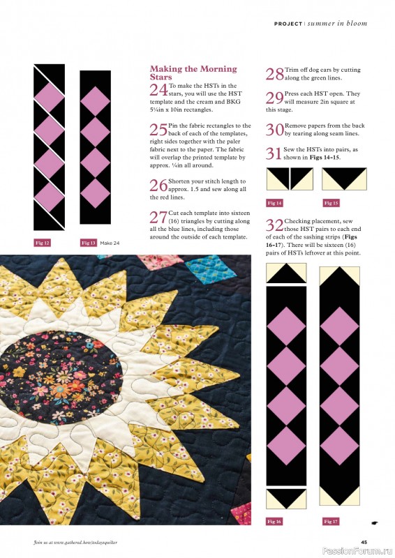 Коллекция проектов для рукодельниц в журнале «Todays Quilter №129 2025»