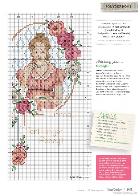 Коллекция вышивки в журнале «CrossStitcher №425 2025»