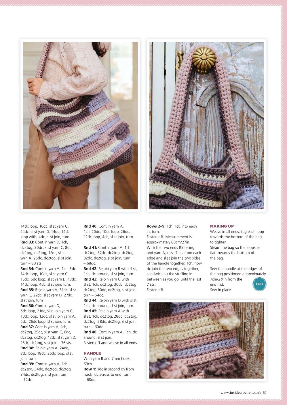 Вязаные модели одежды в журнале &quot;Inside Crochet №144 2022&quot;