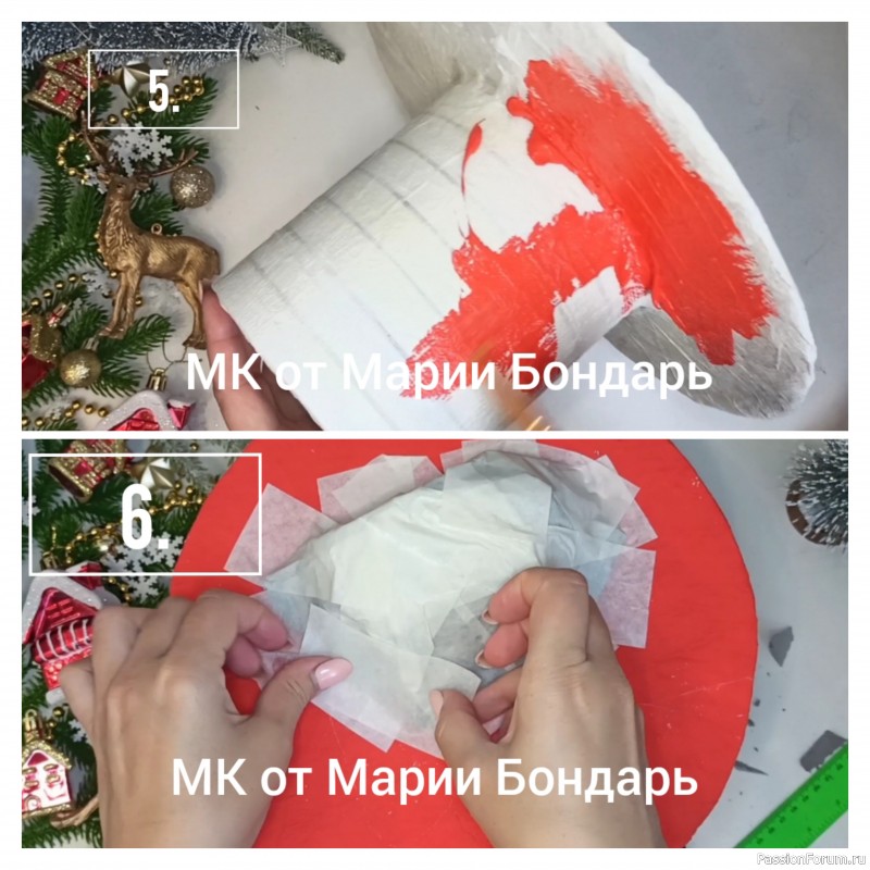 Композиция "лес в шляпе"