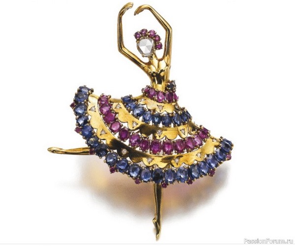 ​Van Cleef &amp; Arpels. Брошь &laquo;Балерина&raquo;.