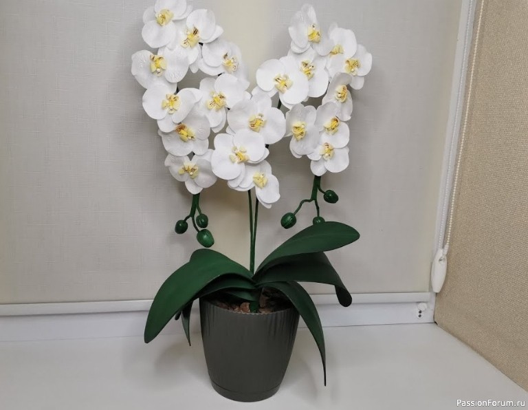 Орхидея из фоамирана. Видео МК