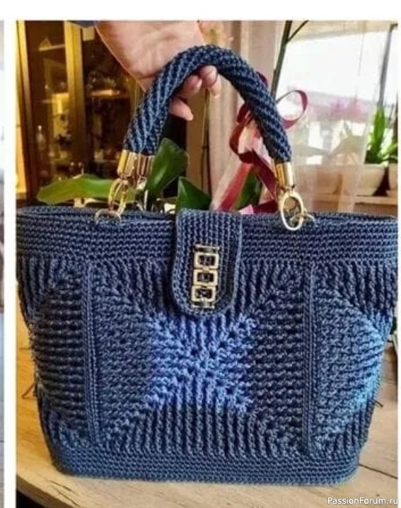 Вяжем крючком сумки. Схемы