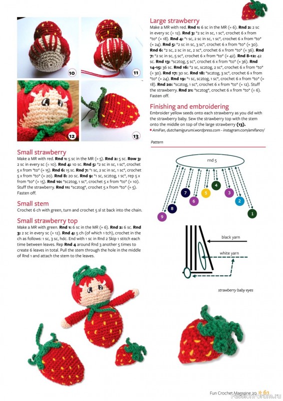 Журнал "Fun Crochet Magazine" №20 2021. Схемы и описания