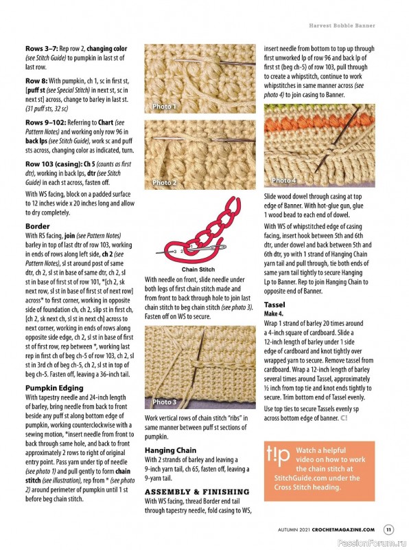 Схемы из журнала "Crochet! - Autumn" 2021