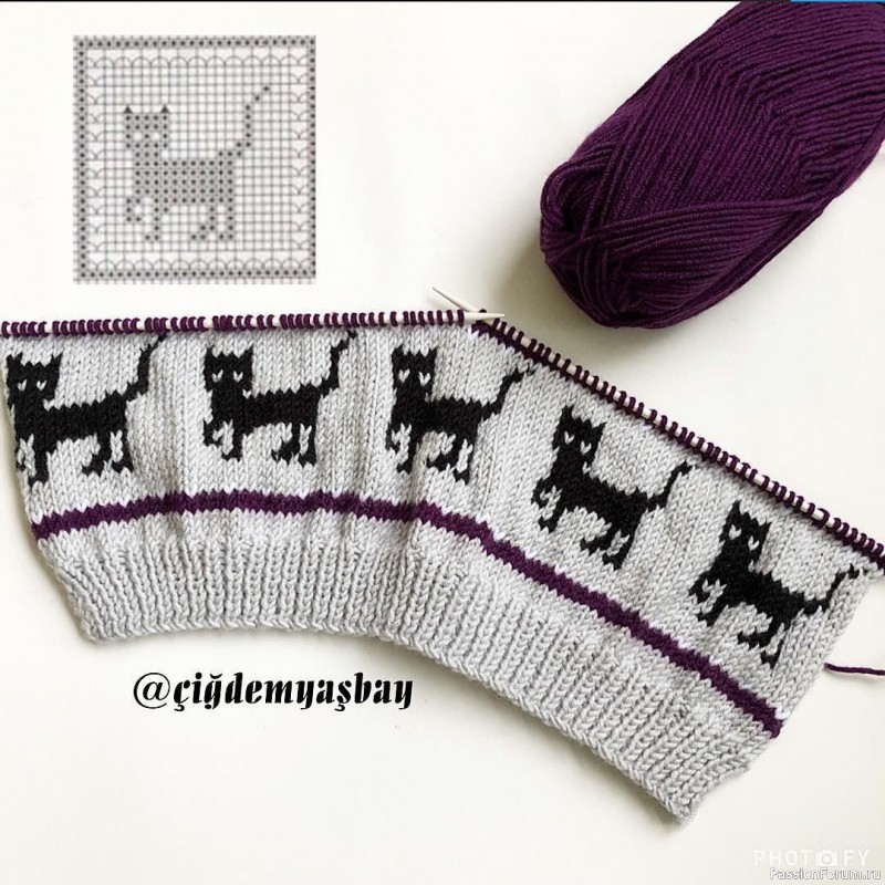 Милые шапки с жаккардовым узором. Схемы