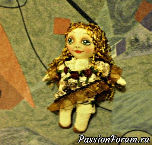 Текстильная кукла феечка.