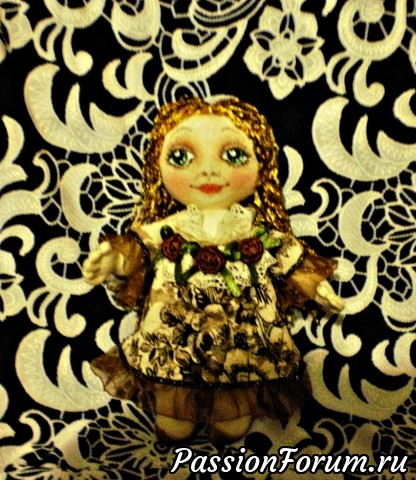 Текстильная кукла феечка.
