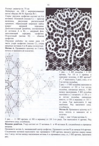 Вязание крючком по мотивам русского кружева