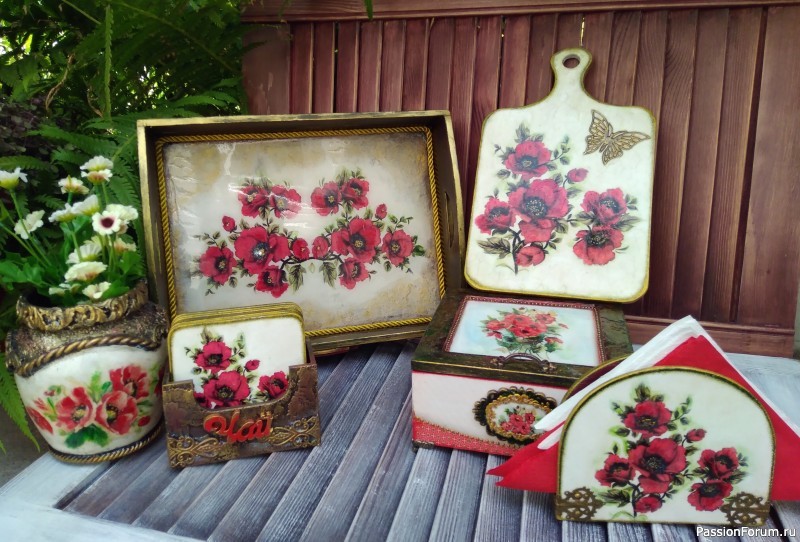 Декупажная Авантюра. Категория Декупажный профиспец. Тема: Цветочный этюд