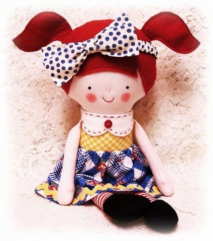 Текстильная кукла. Raggedy Ann и её вариации Rag Doll выкройки (из интернета)