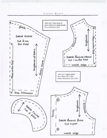 Наиподробнейшая выкройка наимилейшей куколки.