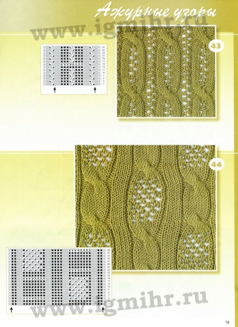 Жаккард спицами схемы с описанием для женщин