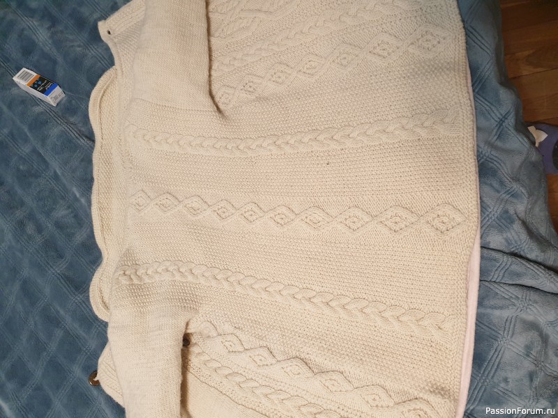 Свитер кокон и пальто Элизабет