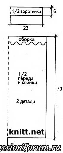 Золотое платье крючком (со схемой)