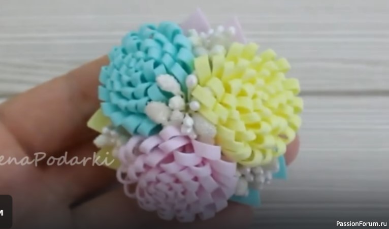 Цветок-резинка из фоамирана. Видео МК