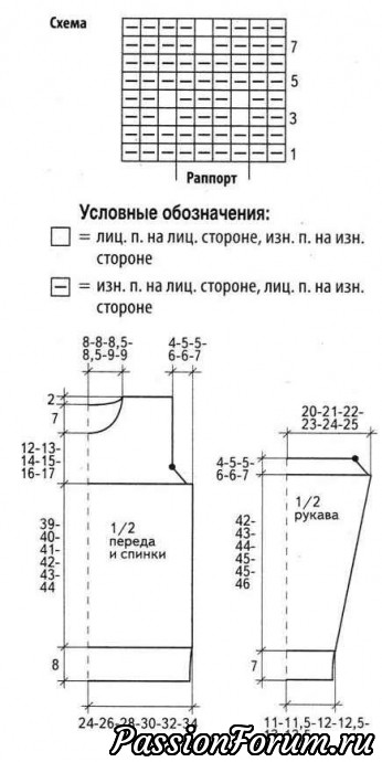 Мужской пестрый свитер и шапка с козырьком. Описание