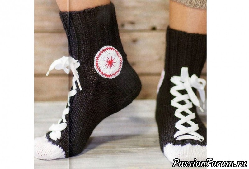 Вяжем мужские носки спицами из носочной пряжи: Мастер-Классы в журнале Ярмарки Мастеров