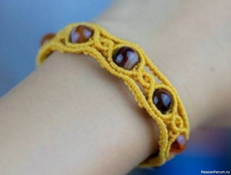 Макраме. Мастер-классы. Браслет в технике ювелирного макраме