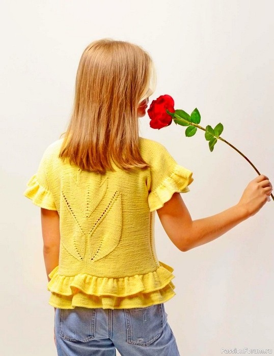 Блуза для девочки. Описание