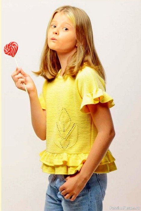 Блуза для девочки. Описание