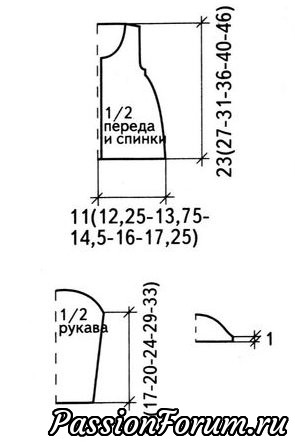 Жакетик с вышивкой для малышки. Описание