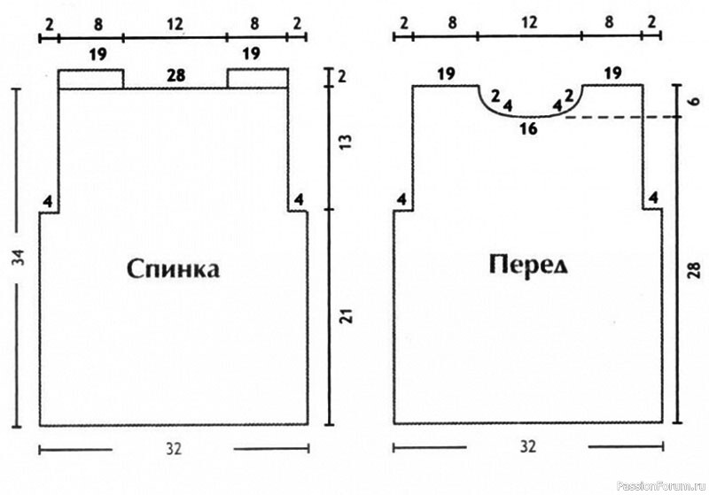 Голубая детская кофточка. Описание и схема