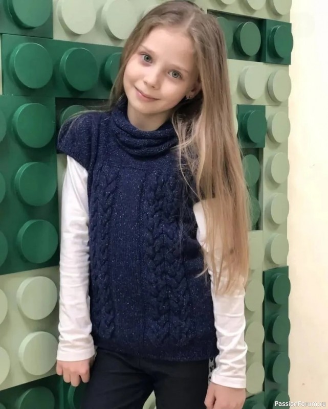 Жилет Sofie_schoolstyle. Описание