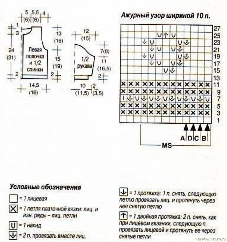 Ажурный пуловер и жакет детям. МК