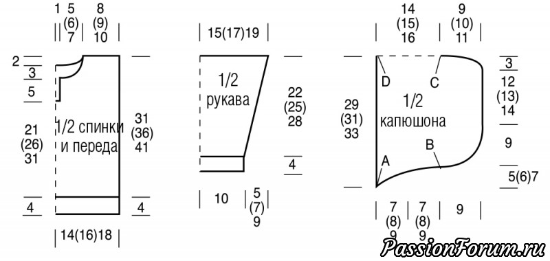 Пуловер горчичного цвета с капюшоном