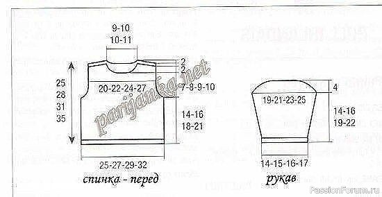 Пуловер для мальчика. Описание