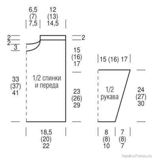 Детский пуловер с застёжками на плечах, крючком