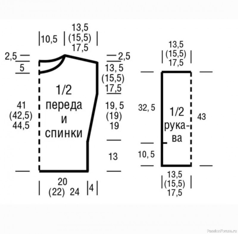 Джемпер с ажурным цветочным мотивом. Схема и описание