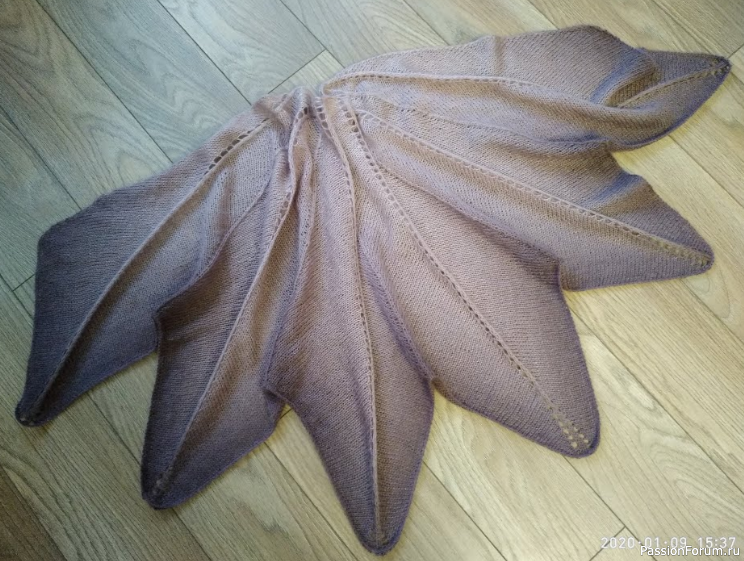 Вяжем «Турецкую шаль». Видео МК